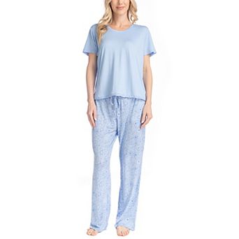 Women's MUK LUKS Garden Party Pajama Top & Pajama Pants Set