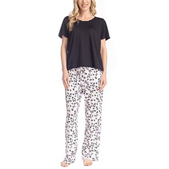 Women's MUK LUKS Garden Party Pajama Top & Pajama Pants Set
