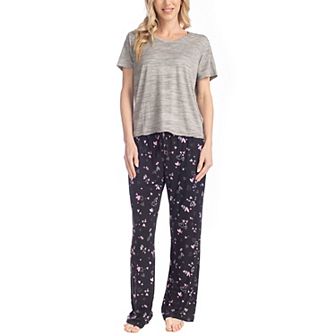 Women's MUK LUKS Garden Party Pajama Top & Pajama Pants Set
