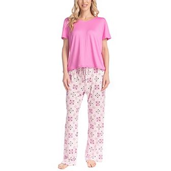 Women's MUK LUKS Garden Party Pajama Top & Pajama Pants Set