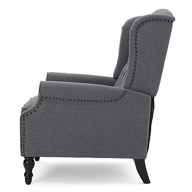 Christopher Knight Home Tufted Fabric Arm Chair Recliner