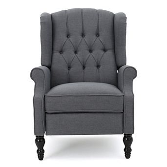 Christopher Knight Home Tufted Fabric Arm Chair Recliner