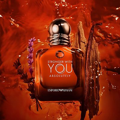Armani Beauty Stronger With You Parfum with Vanilla Leather & Lavender