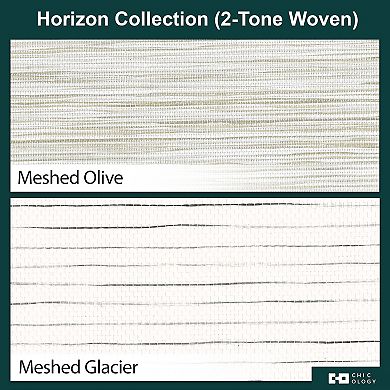 Chicology Woven Adjustable Light Filtering Panel Track Blinds