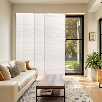 Chicology Woven Adjustable Light Filtering Panel Track Blinds