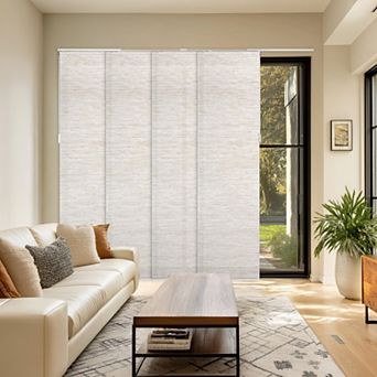 Chicology Woven Adjustable Light Filtering Panel Track Blinds