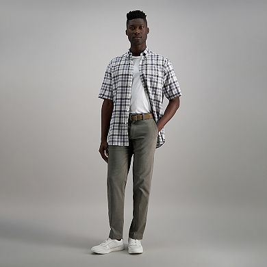 Men's Haggar® Comfort Chino Straight Fit Twill Pants