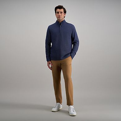 Men's Haggar® Modern Stretch Herringbone Straight Fit Pants