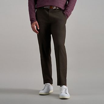 Men's Haggar® Modern Stretch Herringbone Straight Fit Pants