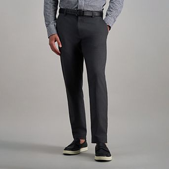 Men's Haggar® Modern Stretch Herringbone Straight Fit Pants