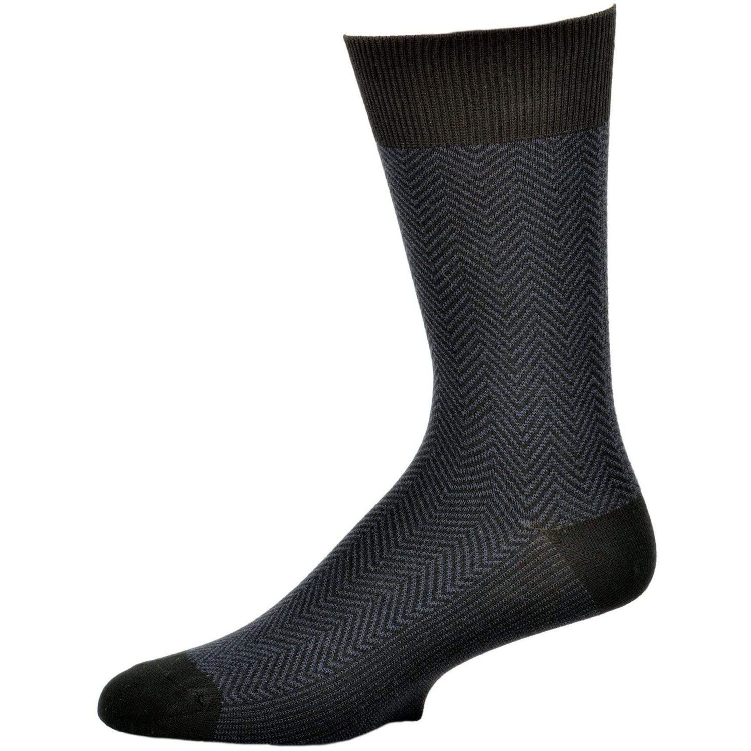 thumbnail image 2 of Men's Bamboo Rayon Dress Socks - 4 Pair Gift Box Comfortable Crew Socks 2 of 12