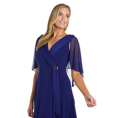 Women's R&M Richards Draped Wrap Waist Dress