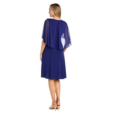 Women's R&M Richards Draped Wrap Waist Dress