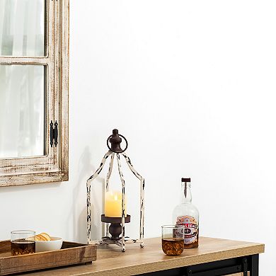 Glitzhome 16.50"H Small Farmhouse Metal Lantern