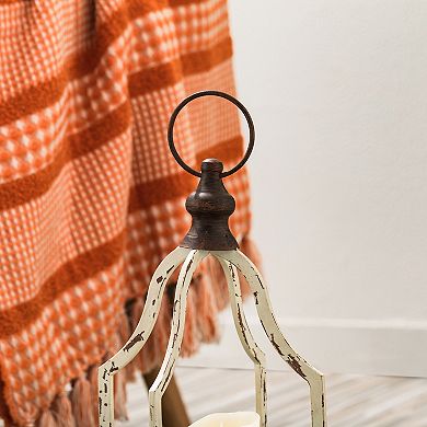 Glitzhome 16.50"H Small Farmhouse Metal Lantern