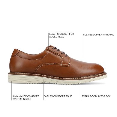VANCE Killian Men's Flexible Casual Hybrid Dress Shoes in Regular and Wide