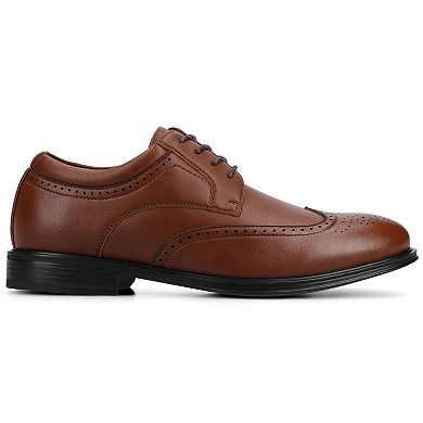 VANCE Cormac Men's Flexible Wingtip Oxford Dress Shoes