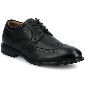 VANCE Cormac Men's Flexible Wingtip Oxford Dress Shoes