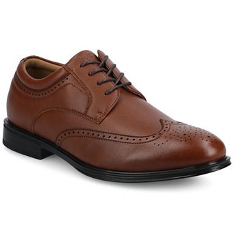 VANCE Cormac Men's Flexible Wingtip Oxford Dress Shoes