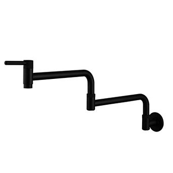 CASAINC 1.8 Flow Wall Mount Swing Arm Folding Pot Filler Kitchen Faucet