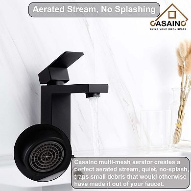 Single Hole Single Handle Bathroom Faucet 1.5 GPM