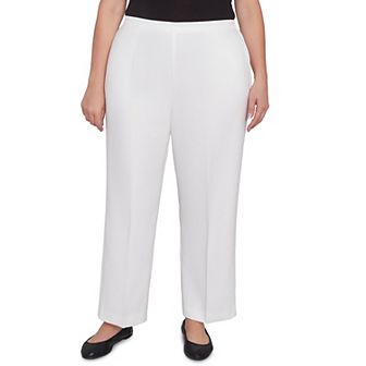 Plus Size Alfred Dunner Estate Pull-On Short Length Pants
