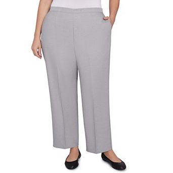 Plus Size Alfred Dunner Estate Pull-On Medium Length Pants