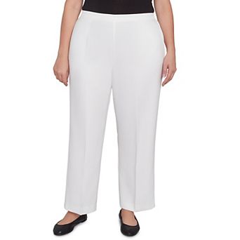 Plus Size Alfred Dunner Estate Pull-On Medium Length Pants