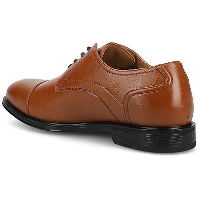 VANCE Alec Men's Flexible Cap-Toe Oxford Shoes in Regular and Wide
