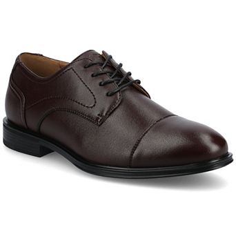 VANCE Alec Men's Flexible Cap-Toe Oxford Shoes in Regular and Wide