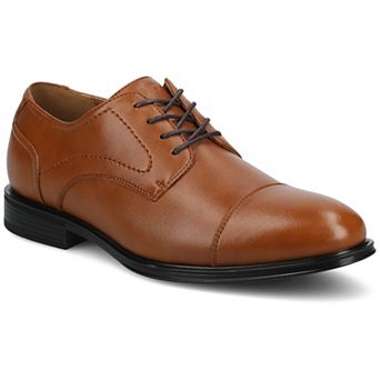 VANCE Alec Men's Flexible Cap-Toe Oxford Shoes in Regular and Wide