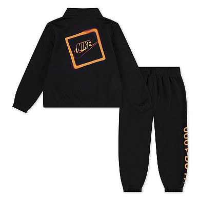 Boys 4-7 Nike Dri-FIT "Just Do It." Glow Full-Zip Jacket & Jogger 2-Piece Set