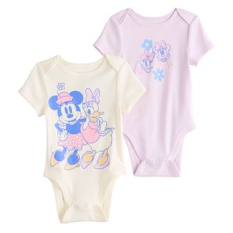 Disney's Minnie Mouse & Daisy Duck Baby & Toddler 2-Pack Bodysuit by Jumping Beans®