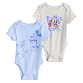 Disney's Mickey Mouse & Friends Baby & Toddler 2-Pack Friends Forever Bodysuit by Jumping Beans®