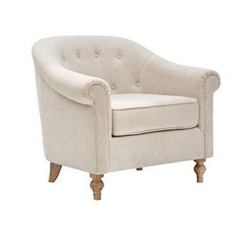 Martha Stewart Fayette Tufted Accent Arm Chair