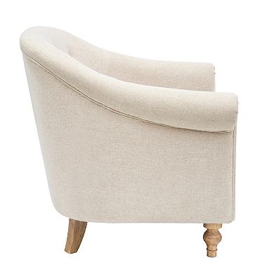 Martha Stewart Fayette Tufted Accent Arm Chair