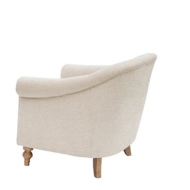 Martha Stewart Fayette Tufted Accent Arm Chair