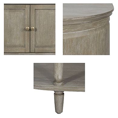 Martha Stewart Ayanna Accent Cabinet with Lower Shelf