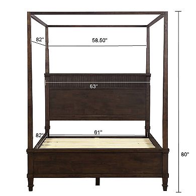 Martha Stewart Kenna Canopy Bed Queen