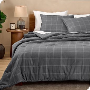Bare Home Down Alternative Track Stitch Comforter Set