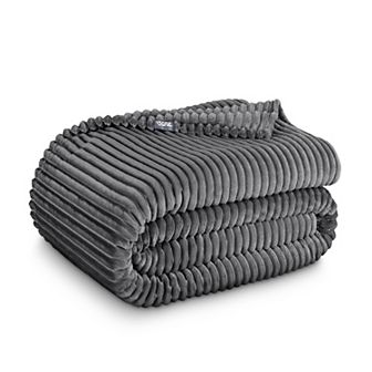 Bare Home Microplush Textured Blanket