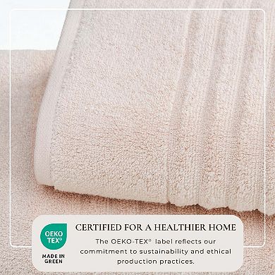 Madelinen® 2-Pack Premium Cotton Textured Bath Sheet Set