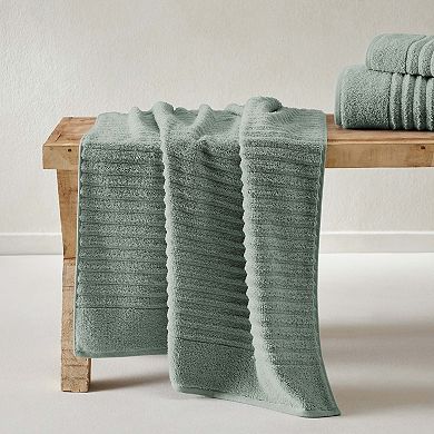 Madelinen® 2-Pack Premium Cotton Textured Bath Sheet Set
