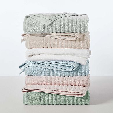 Madelinen® 2-Pack Premium Cotton Textured Bath Sheet Set