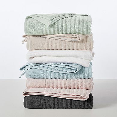 Madelinen® 6-Pack Premium Cotton Textured Hand Towel Set