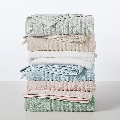 Madelinen® 6-Pack Premium Cotton Textured Towel Set