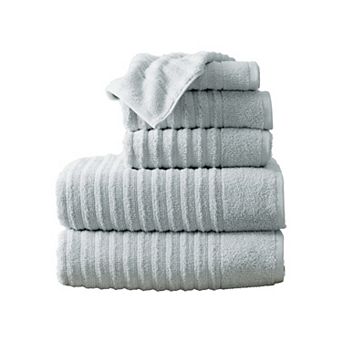 Madelinen® 6-Pack Premium Cotton Textured Towel Set