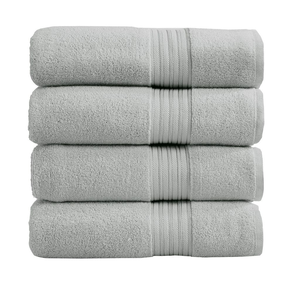 Madelinen® 4-Pack Cotton Everyday Bath Towel Set