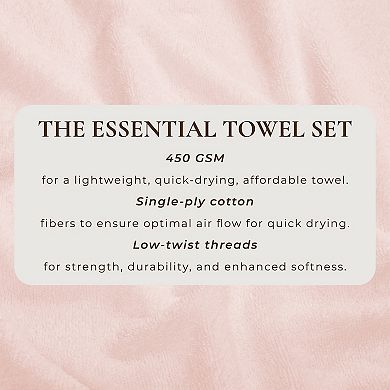 Madelinen® 6-Pack Cotton Everyday Hand Towel Set