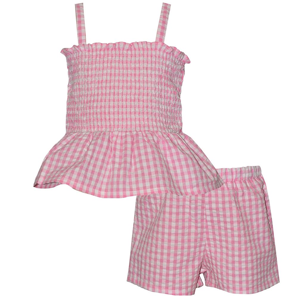 Baby & Toddler Girl Bonnie Jean 2-pc. Seersucker Shorts & Top Set